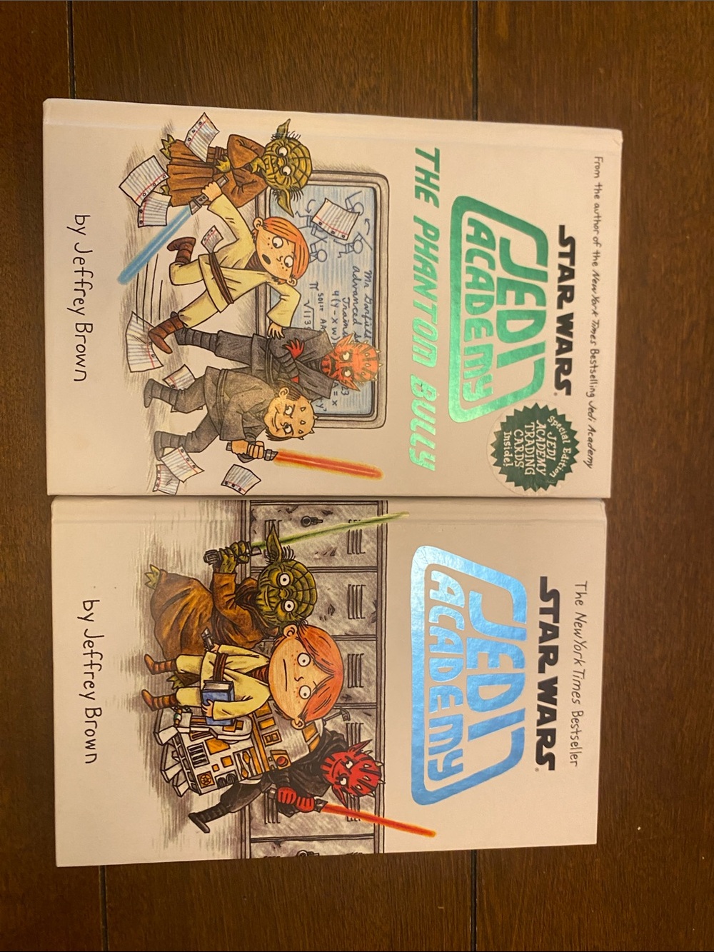 Star Wars Jedi Academy 2 Illustrated Books - White Covers with Blue & Teal Logos